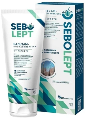 СЕБОЛЕПТ БАЛЬЗАМ-ОПОЛАСКИВАТЕЛЬ ОТ ПЕРХОТИ 250МЛ фото в интернет-аптеке Склад Лекарств