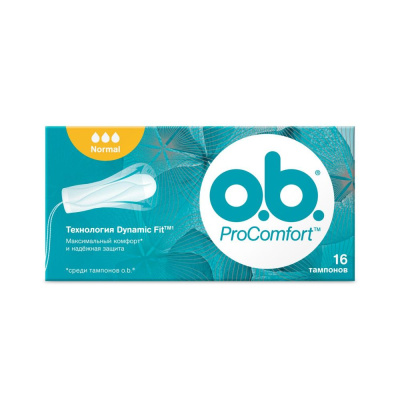 О.В.ТАМПОНЫ ПРОКОМФОРТ НОРМАЛ №16 фото в интернет-аптеке Склад Лекарств