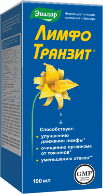 ЛИМФОТРАНЗИТ КОНЦЕНТРАТ НАПИТКА 100МЛ/ЭВАЛАР/ фото в интернет-аптеке Склад Лекарств