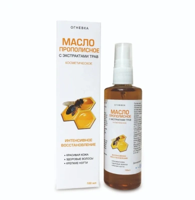 ЖИВА МАСЛО ПРОПОЛИСНОЕ ОГНЕВКА С ЭКСТРАКТАМИ ТРАВ 100МЛ фото в интернет-аптеке Склад Лекарств