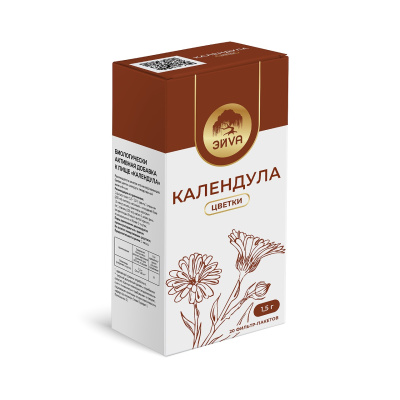 КАЛЕНДУЛА ЦВЕТКИ Ф/П ПО 1,5Г №20/ЭЙVА/ЭЙВА/ ДУБЛЬ фото в интернет-аптеке Склад Лекарств