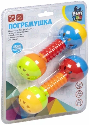 ИГРУШКА ПОГРЕМУШКА МАРАКАСЫ 61640 фото в интернет-аптеке Склад Лекарств