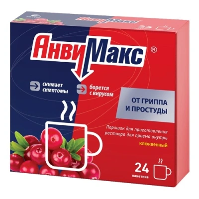 АНВИМАКС ПОР Д/Р-РА ВНУТРЬ КЛЮКВА ПАК 5Г №24 фото в интернет-аптеке Склад Лекарств