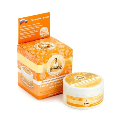 РЕЦЕПТЫ БАБУШКИ АГАФЬИ КРЕМ ДЛЯ ЛИЦА ДВОЙНОЙ КОМПЛЕКСНЫЙ ЭКСПЕРТ-ПИТАНИЕ ДЕНЬ+НОЧЬ 100МЛ фото в интернет-аптеке Склад Лекарств