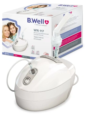БИ ВЕЛЛ ИНГАЛЯТОР WN-117 КОМПРЕССОРНЫЙ фото в интернет-аптеке Склад Лекарств