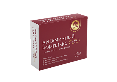 ВИТАМИННЫЙ КОМПЛЕКС A-ZN 743МГ ТАБ №60/ЭЙVА/ЭЙВА/