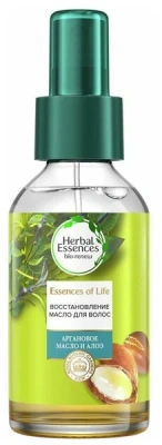 ХЕРБАЛ ЭССЕНСИС МАСЛО ДЛЯ ВОЛОС АРГАНОВОЕ МАСЛО И АЛОЭ 100МЛ фото в интернет-аптеке Склад Лекарств