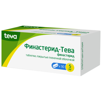 ФИНАСТЕРИД ТАБ П/О 5МГ №90/ТЕВА/ фото в интернет-аптеке Склад Лекарств