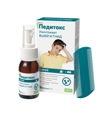 ПЕДИТОКС СРЕДСТВО ПЕДИКУЛИЦИДНОЕ СПРЕЙ 60МЛ фото в интернет-аптеке Склад Лекарств