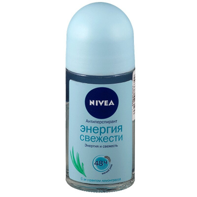 НИВЕЯ АНТИПЕРСПИРАНТ РОЛ ЖЕН ЭНЕРГИЯ СВЕЖЕСТИ 50МЛ фото в интернет-аптеке Склад Лекарств