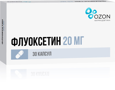 ФЛУОКСЕТИН КАПС 20МГ №30/ОЗОН/ фото в интернет-аптеке Склад Лекарств