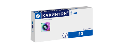 КАВИНТОН ТАБ 5МГ №50 фото в интернет-аптеке Склад Лекарств