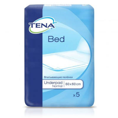 ТЕНА БЕД АНДЕРПАД ПРОСТЫНИ НОРМАЛ ВПИТЫВАЮЩИЕ Д/ВЗР 60Х60СМ №5 фото в интернет-аптеке Склад Лекарств