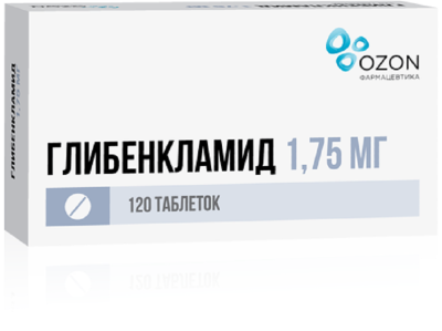 ГЛИБЕНКЛАМИД ТАБ 1,75МГ №120/ОЗОН/ фото в интернет-аптеке Склад Лекарств