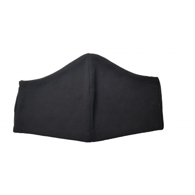 МАСКА МЕД 2-Х СЛОЙНАЯ МНОГОРАЗОВАЯ ЧЕРНАЯ №1 фото в интернет-аптеке Склад Лекарств