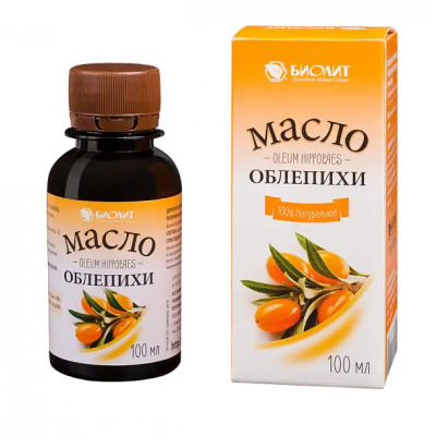 МАСЛО ОБЛЕПИХИ 100МЛ/БИОЛИТ/ фото в интернет-аптеке Склад Лекарств