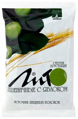 ОТРУБИ ЛИТО ПШЕНИЧНЫЕ ЯБЛОКО 200Г фото в интернет-аптеке Склад Лекарств