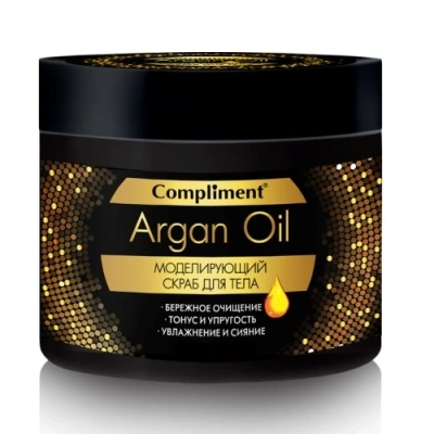 КОМПЛИМЕНТ ARGAN OIL СКРАБ МОДЕЛИРУЮЩИЙ ДЛЯ ТЕЛА 300МЛ фото в интернет-аптеке Склад Лекарств