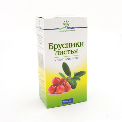 БРУСНИКИ ЛИСТЬЯ 50Г/ФИТОФАРМ/ фото в интернет-аптеке Склад Лекарств