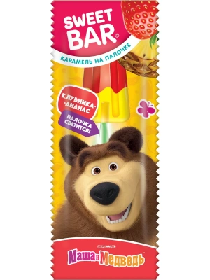 МАША И МЕДВЕДЬ SWEET BAR КАРАМЕЛЬ НА СВЕТЯЩЕЙСЯ ПАЛОЧКЕ В ФОРМЕ МОРОЖЕНОГО 10Г УТ73463/КОНФИТРЕЙД/ фото в интернет-аптеке Склад Лекарств