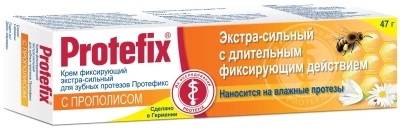 ПРОТЕФИКС КРЕМ ФИКСИРУЮЩИЙ ЭКСТРА-СИЛЬНЫЙ ПРОПОЛИС 40МЛ фото в интернет-аптеке Склад Лекарств