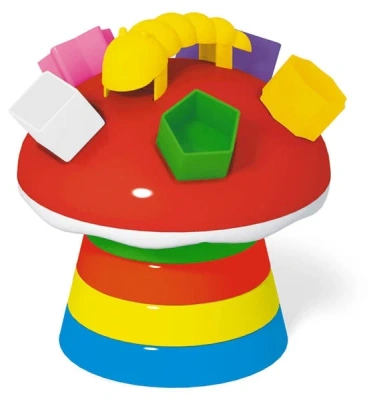 ИГРУШКА ПИРАМИДКА ЛОГИЧЕСКАЯ ГРИБ 01336 фото в интернет-аптеке Склад Лекарств