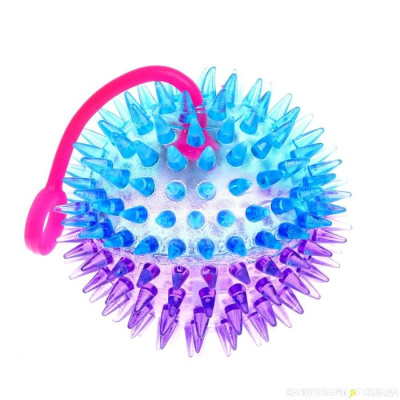 ИГРУШКА МЯЧ ЕЖИК СВЕТОВОЙ С ДЫРКАМИ фото в интернет-аптеке Склад Лекарств