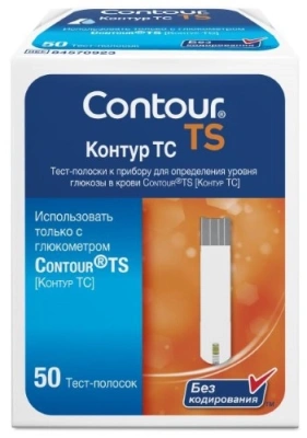 ТЕСТ-ПОЛОСКИ КОНТУР ТС №50 фото в интернет-аптеке Склад Лекарств