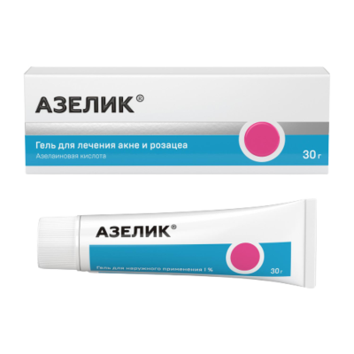 АЗЕЛИК ГЕЛЬ 15% 30Г/АКРИХИН/ фото в интернет-аптеке Склад Лекарств