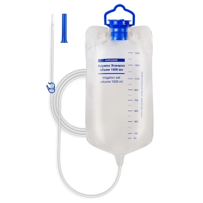 КРУЖКА ЭСМАРХА ОДНОРАЗОВАЯ СТЕРИЛЬНАЯ К-1500-Т2 С КРЫШКОЙ фото в интернет-аптеке Склад Лекарств