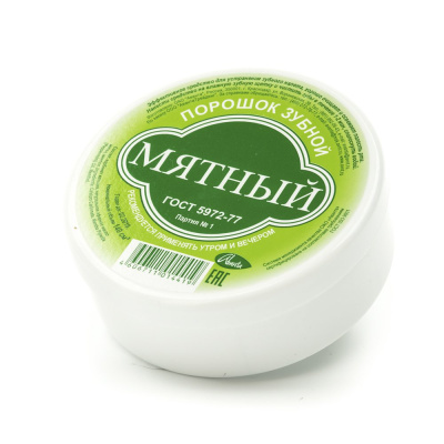 ЗУБНОЙ ПОРОШОК МЯТНЫЙ 140Г/АВАНТА/ фото в интернет-аптеке Склад Лекарств