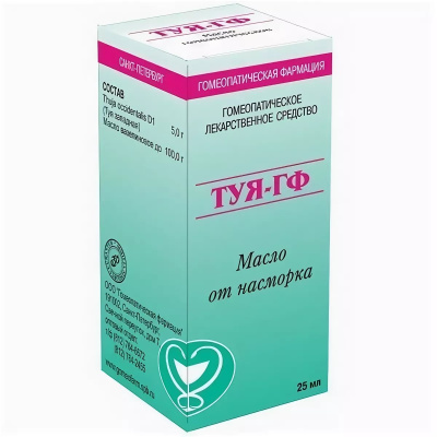 ТУЯ-ГФ МАСЛО ГОМЕОПАТ 25МЛ фото в интернет-аптеке Склад Лекарств