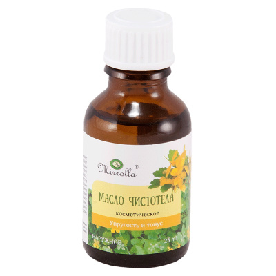 ЧИСТОТЕЛА МАСЛО КОСМЕТИЧЕСКОЕ 25МЛ/МИРРОЛЛА/ фото в интернет-аптеке Склад Лекарств