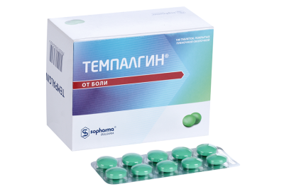 ТЕМПАЛГИН ТАБ П/О №100 Д фото в интернет-аптеке Склад Лекарств