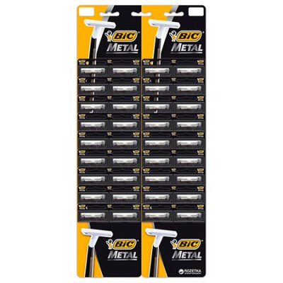 БИК МЕТАЛ БРИТВА ОДНОРАЗОВАЯ КАРТА №36 Д фото в интернет-аптеке Склад Лекарств