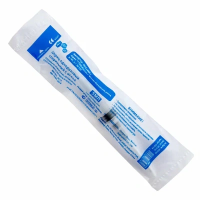 ШПРИЦ 5МЛ 3-Х КОМП ЛУЕР SLIP ОДНОРАЗ С ИГЛОЙ 22G 0,7Х38ММ №1 ЛУЕР СЛИП/ЛЕЙКО/ фото в интернет-аптеке Склад Лекарств