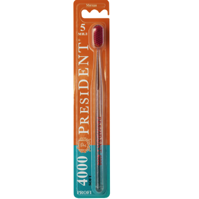 ПРЕЗИДЕНТ З/ЩЕТКА ПРОФИ 4000 МЯГКАЯ фото в интернет-аптеке Склад Лекарств
