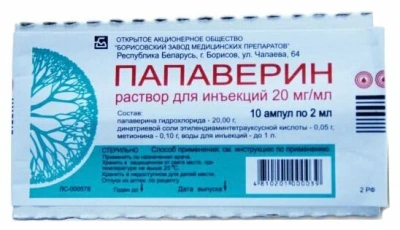 ПАПАВЕРИН Р-Р Д/ИН 20МГ/МЛ АМП 2МЛ №10/БОРИСОВСКИЙ/ фото в интернет-аптеке Склад Лекарств