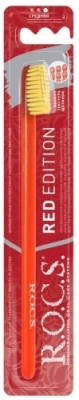РОКС З/ЩЕТКА RED EDITION КЛАССИЧЕСКАЯ СРЕДНЯЯ фото в интернет-аптеке Склад Лекарств