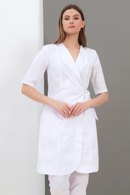 ХАЛАТ МЕДИЦИНСКИЙ ЖЕНСКИЙ DOCTOR BIG 2-85-02-2 SATORY, 1/2 РУК, ЗАПАШНОЙ 0, 0, 48 РАЗМЕР, 170-176 фото в интернет-аптеке Склад Лекарств