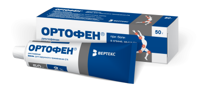 ОРТОФЕН МАЗЬ 2% 50Г/ВЕРТЕКС/ фото в интернет-аптеке Склад Лекарств