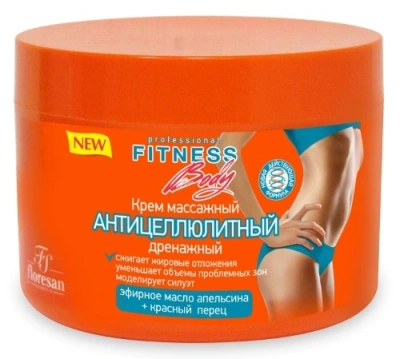 ФЛОРЕСАН ФИТНЕС БОДИ КРЕМ МАССАЖНЫЙ АНТИЦЕЛЛ ДРЕНАЖ 500МЛ Ф-56 фото в интернет-аптеке Склад Лекарств