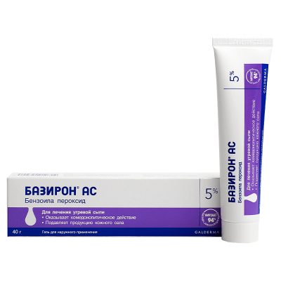 БАЗИРОН АС ГЕЛЬ 5% 40Г фото в интернет-аптеке Склад Лекарств