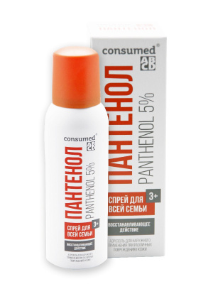 КОНСУМЕД ПАНТЕНОЛ СПРЕЙ ДЛЯ ВСЕЙ СЕМЬИ 5% 130МЛ фото в интернет-аптеке Склад Лекарств