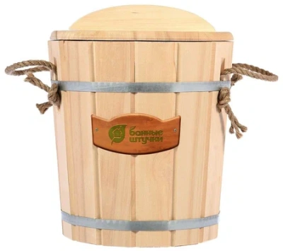 БАННЫЕ ШТУЧКИ ВЕДРО С ПЛАСТИКОВОЙ ВСТАВКОЙ С КРЫШКОЙ 10Л /КИТАЙ/ фото в интернет-аптеке Склад Лекарств