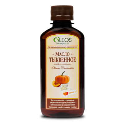 ТЫКВЕННОЕ МАСЛО ПИЩЕВОЕ 200МЛ/ОЛЕОС/ фото в интернет-аптеке Склад Лекарств