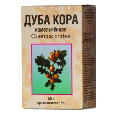 ДУБА КОРА 50 Г /ФИТО-БОТ/ фото в интернет-аптеке Склад Лекарств