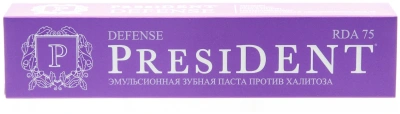 ПРЕЗИДЕНТ З/ПАСТА ДЕФЕНС 50МЛ фото в интернет-аптеке Склад Лекарств