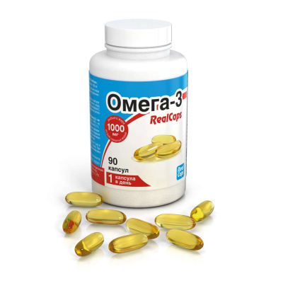 ОМЕГА-3 КАПС 1400МГ №90/РЕАЛЕАПС/ фото в интернет-аптеке Склад Лекарств