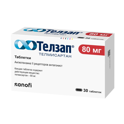 ТЕЛЗАП ТАБ 80МГ №30 фото в интернет-аптеке Склад Лекарств